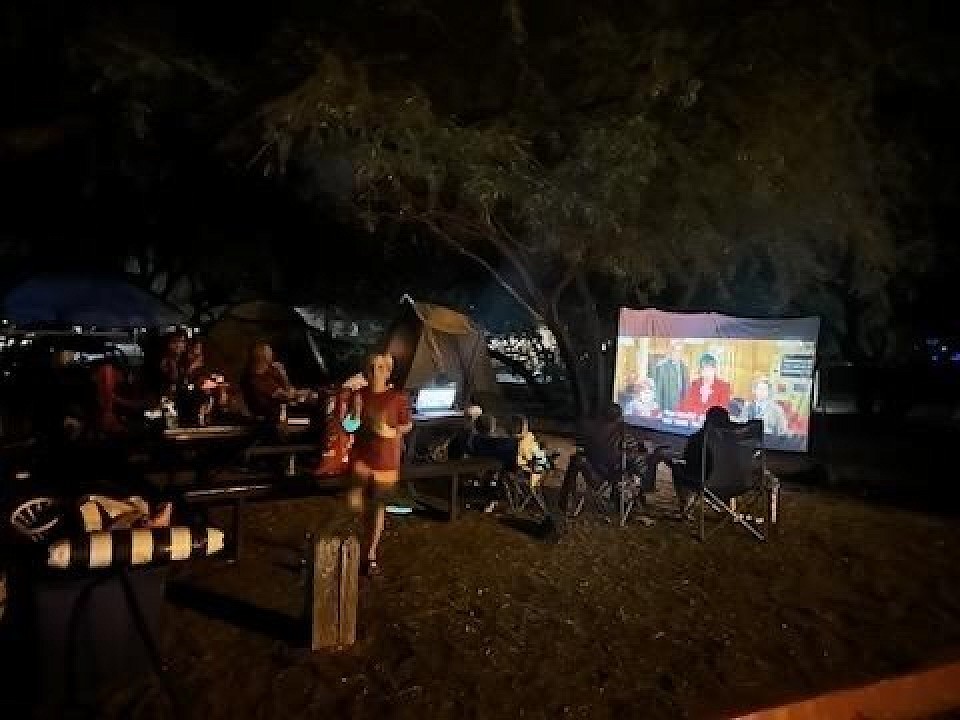 Camping Movie night