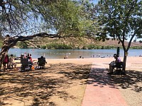 Sandy beach