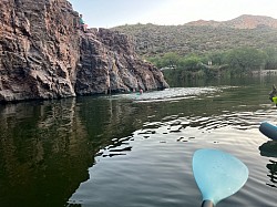 Paddle boarding